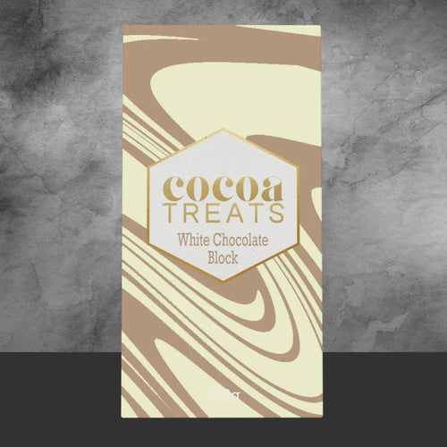 Cocoa Treats Belgian White Chocolate 100g
