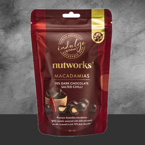 Nutworks Dark Chocolate Salted Chilli Macadamia - Tastebuds