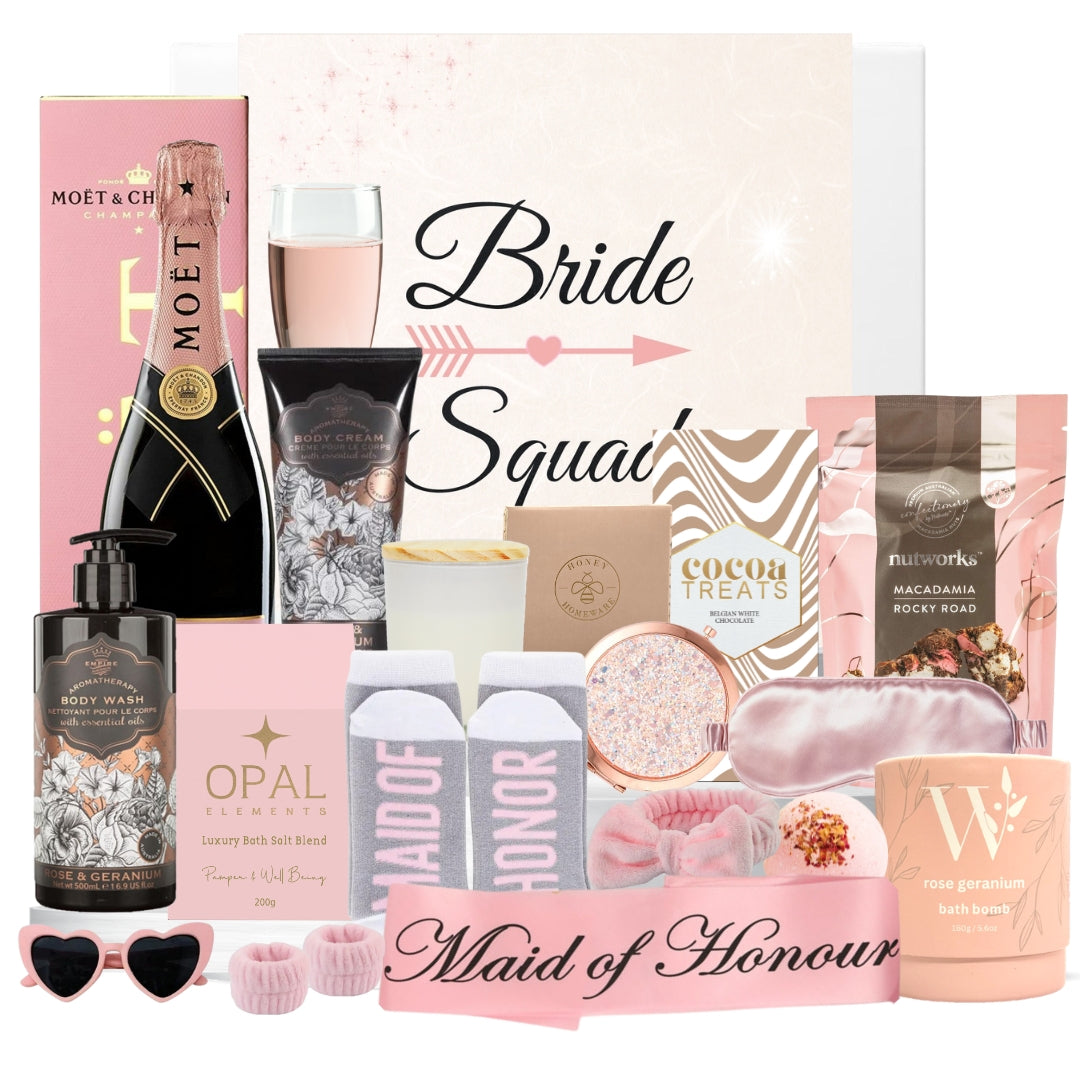 Bridesmaids Sweet Soak & Bubbles Hamper - Tastebuds