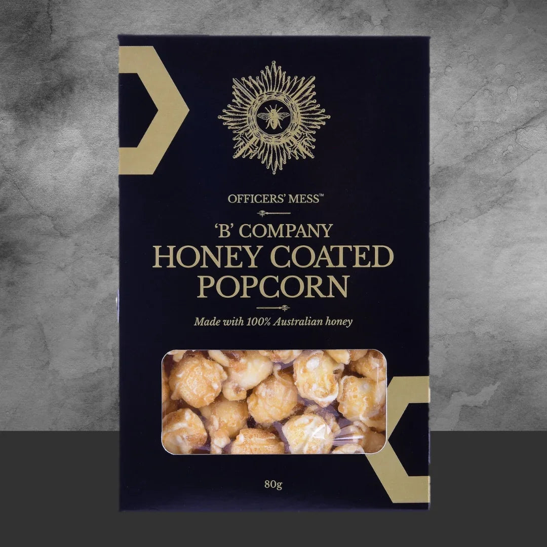 Officers' Mess B Company Honey Popcorn 80g - Tastebuds