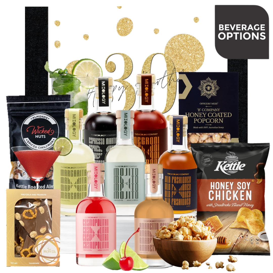 Happy 30th Cocktail Choice Hamper