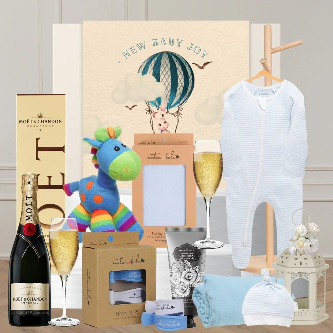 Baby Shower With Champagne Hamper - Tastebuds