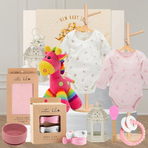 Baby Girl Cuddles Hamper - Tastebuds