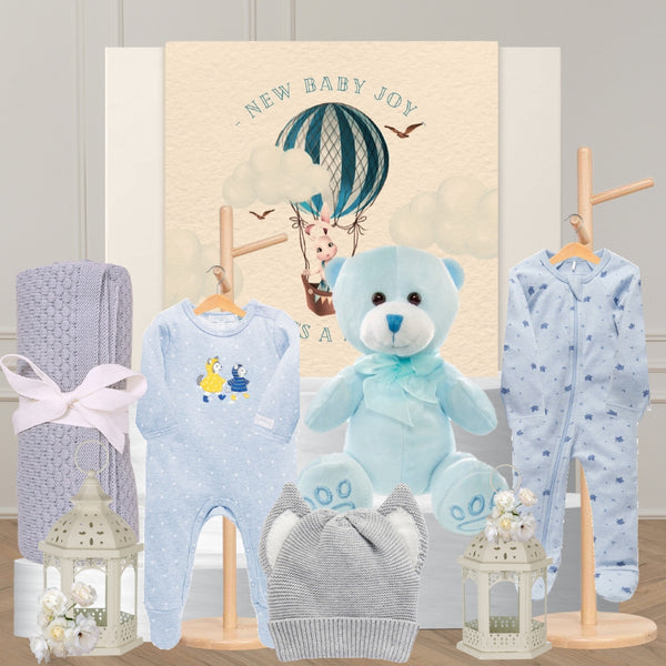 Snuggles Baby Boy Hamper