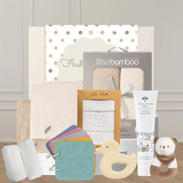 Neutral Baby Birthday Bathtime Hamper - Tastebuds
