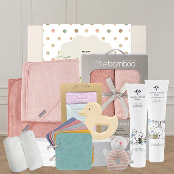 1st Birthday Baby Girl Bathtime Hamper - Tastebuds
