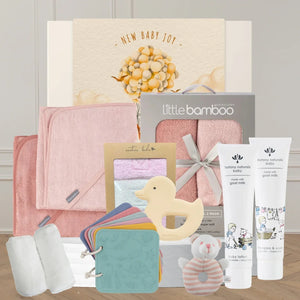 Newborn Baby Girl Bathtime Hamper - Tastebuds