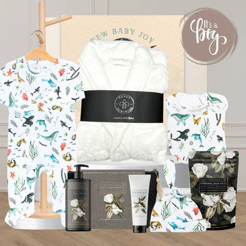 Baby Boy and Mum Baby Shower Hamper - Tastebuds