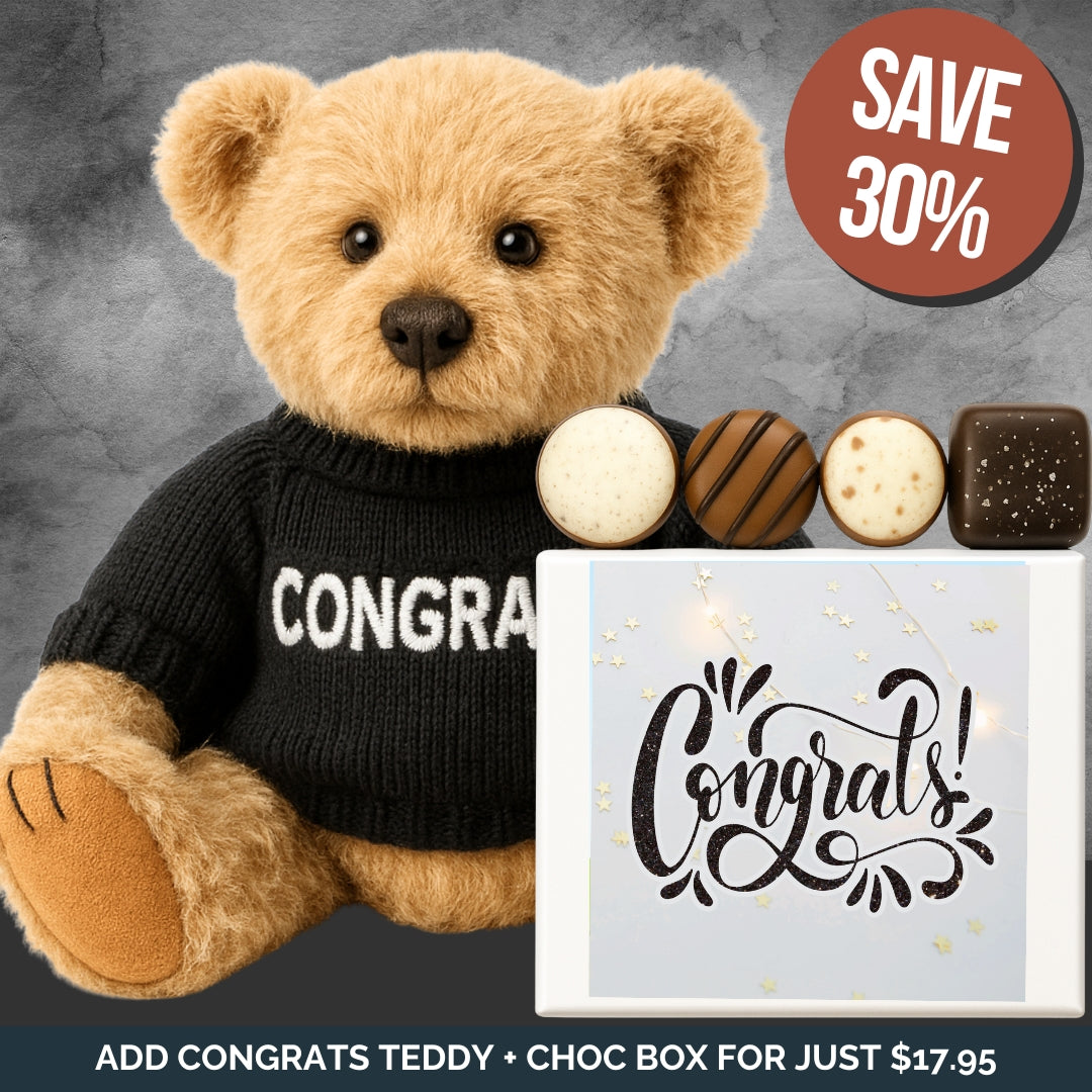 Congrats Teddy Extras Bundle - Tastebuds