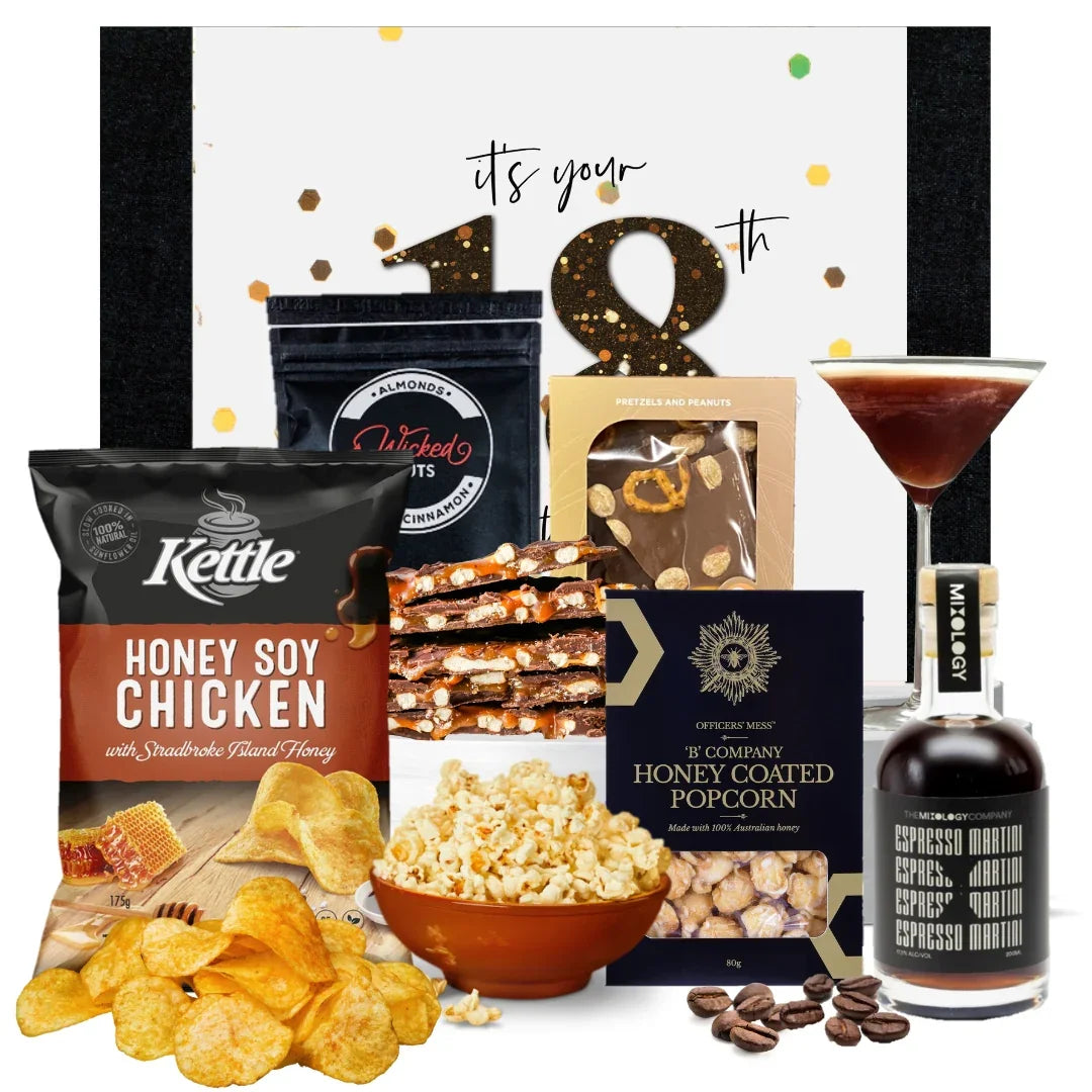 Happy 18th Cocktail Choice Hamper - Tastebuds