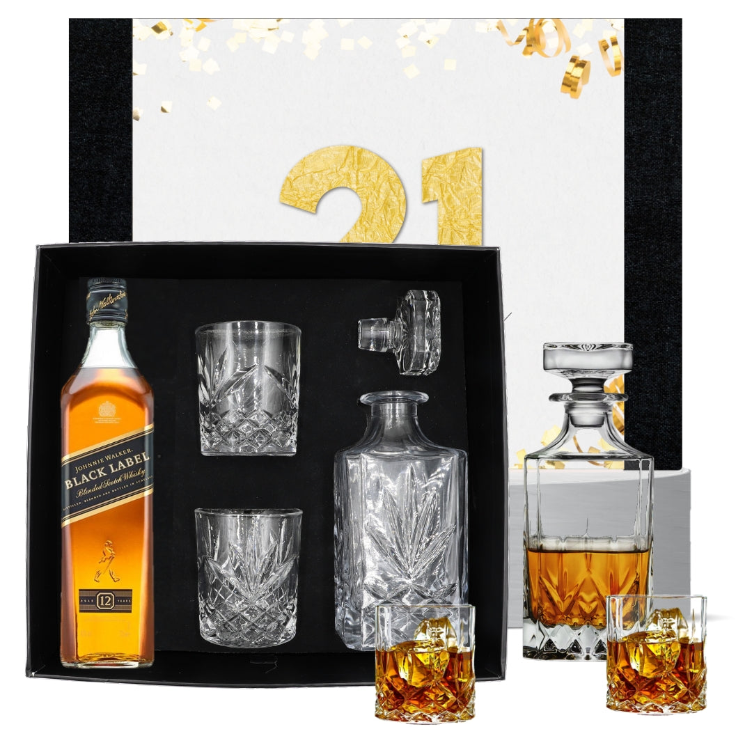 Happy 21st Whisky Deluxe with Johnnie Walker Black