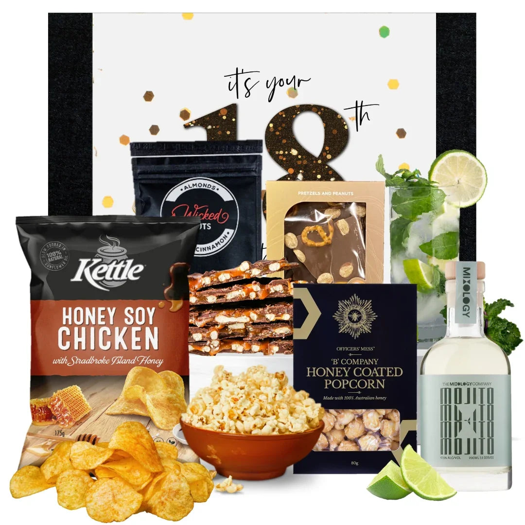 Happy 18th Cocktail Choice Hamper - Tastebuds