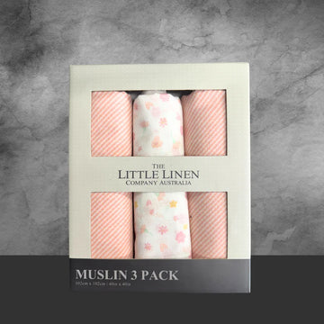 TLLC Muslin 3 Pack – Ballerina Bunny Prints - Tastebuds