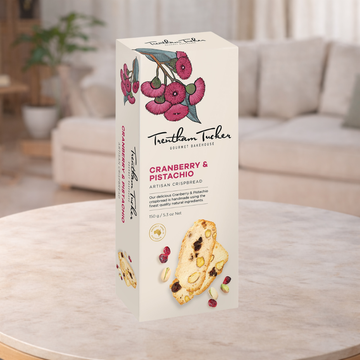 Trentham Tucker Cranberry & Pistachio Crispbread Gift Boxed 150g
