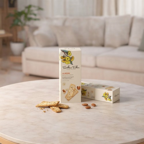 TRENTHAM TUCKER ALMOND CRISPBREAD BOX 150G