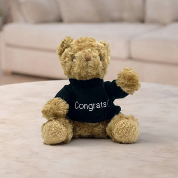 Teddy Bear with ‘Congrats’ Ribbon