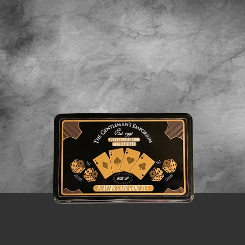 The Gentleman's Emporium Playing Card & Dice Set