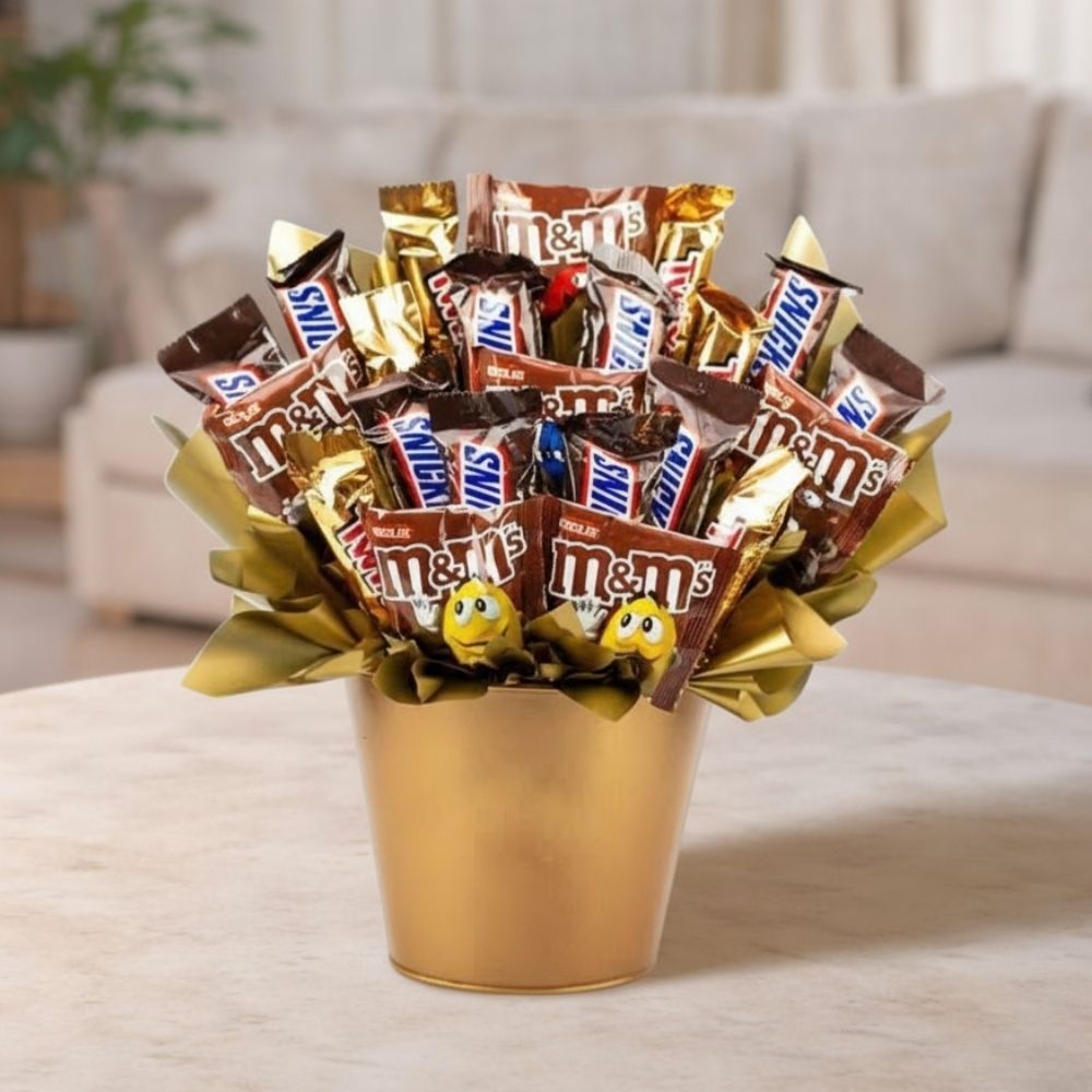 The Golden Chocolate Bouquet