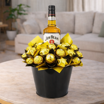 The Handsome Jim Beam Chocolate Bouquet