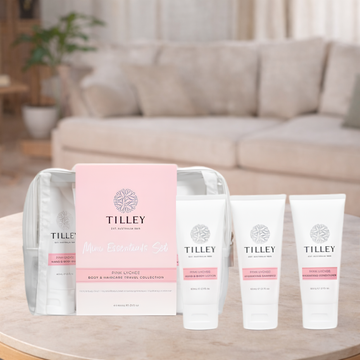 Tilley Pink Lychee Mini Essentials Set