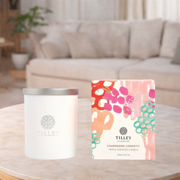 Tilley TCW Champagne Confetti 240g Candle