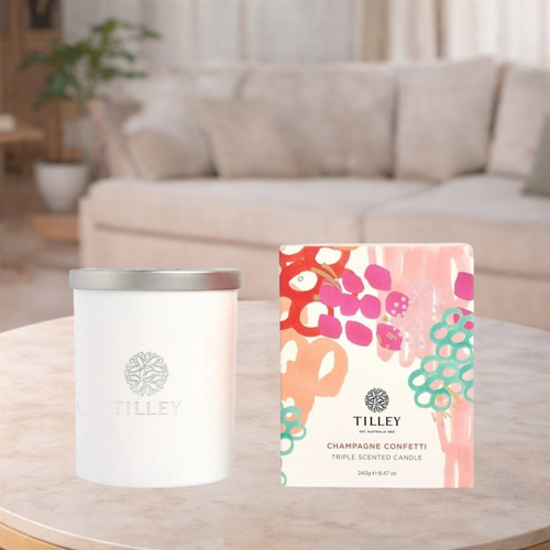 Tilley TCW Champagne Confetti 240g Candle