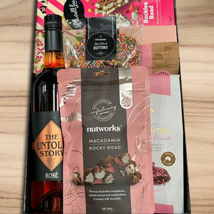 Rose Wine Christmas Hamper For Her - Tastebuds