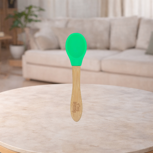 Tiny Dining Green Bamboo Spoon