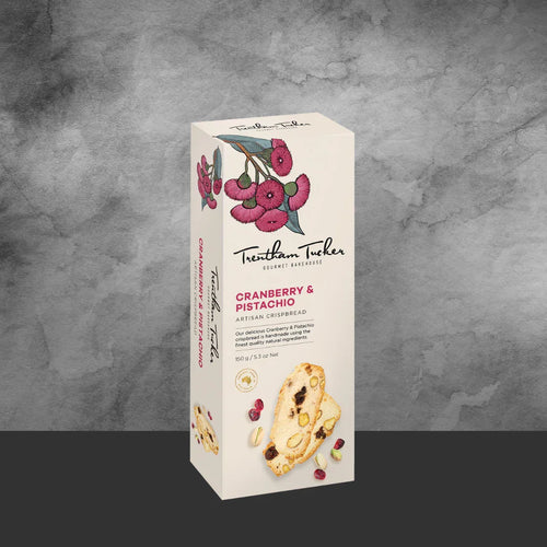 Trentham Tucker Cranberry & Pistachio Crispbread Box 150