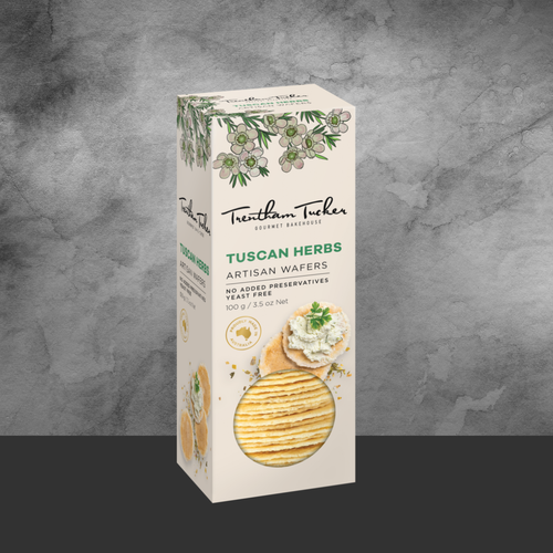 Trentham Tucker Thin Wafers Tuscan Herb 100g