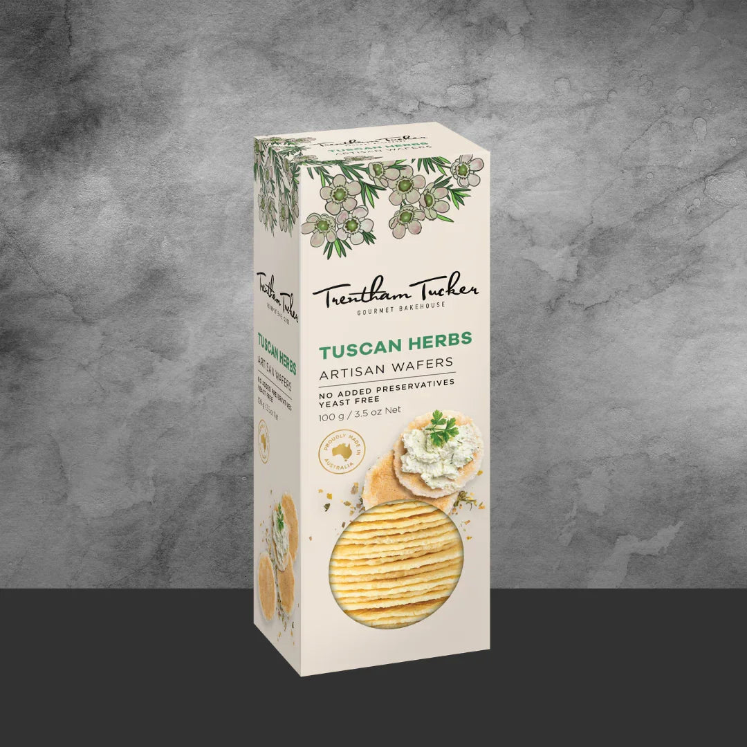 Trentham Tucker Tuscan Herb Artisan Wafers 100g - Tastebuds