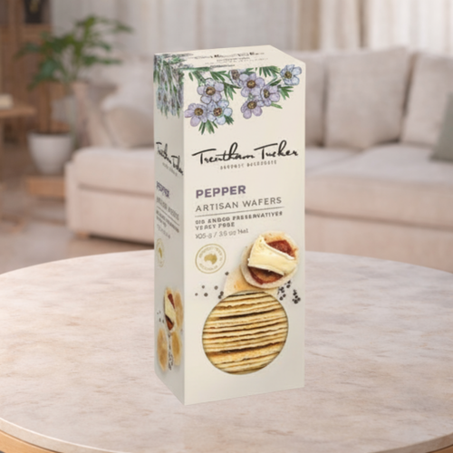 Trentham Tucker Thin Wafers Pepper 100g