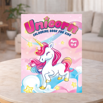Kaleidoscope Colouring Kit Rainbow Unicorns Book