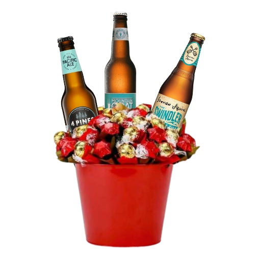 Craft Brews Trio Chocolate Bouquet