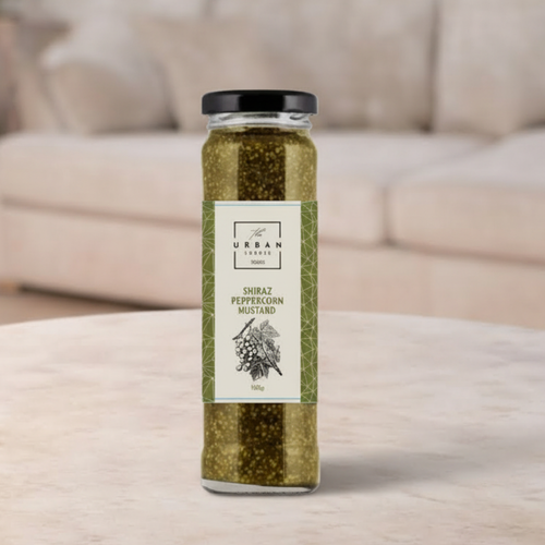 Urban Larder Shiraz Peppercorn Shiraz Mustard 160g