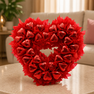 Valentine's Heart Shaped Love Chocolate Bouquet