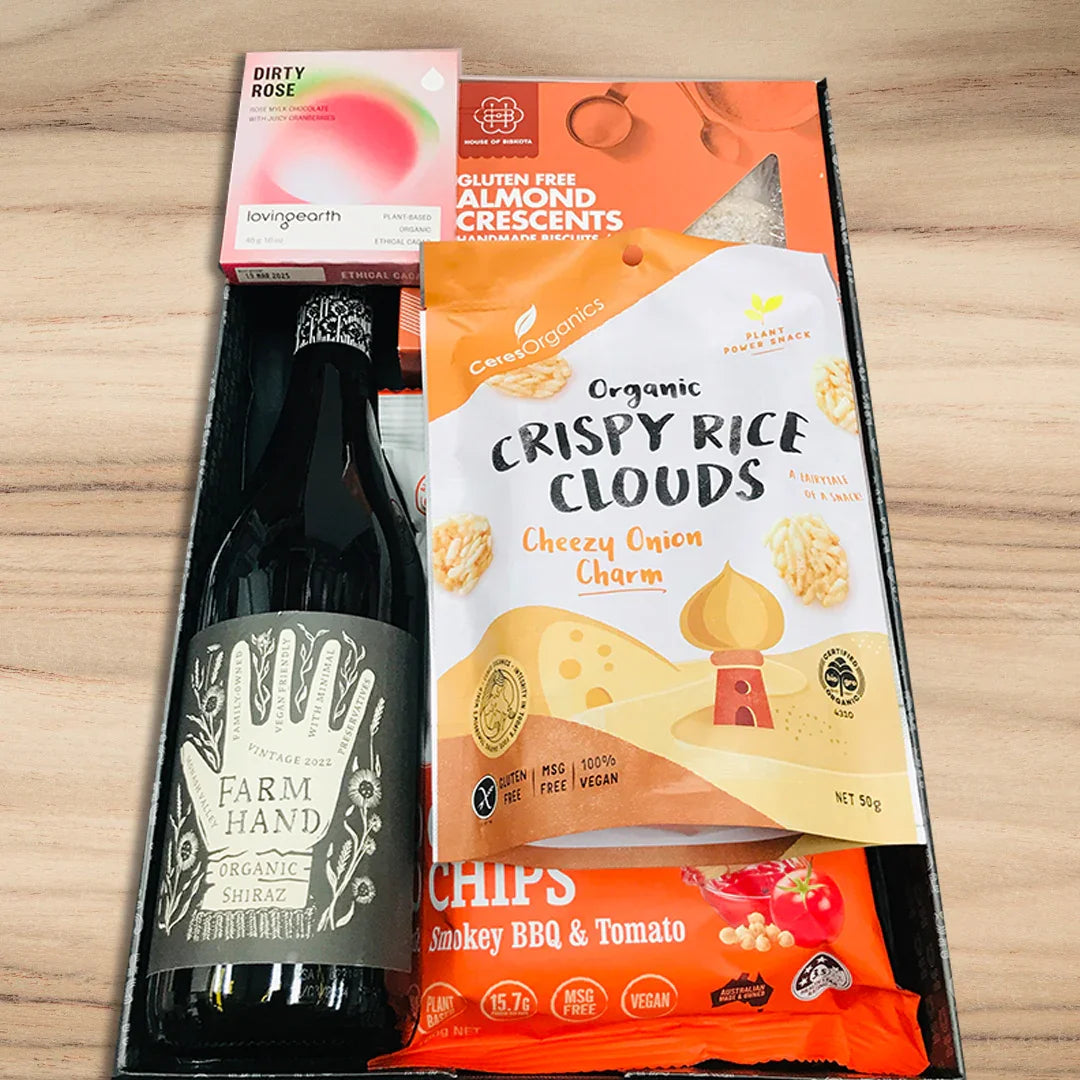 Vegan Wine Healthy Hamper - Tastebuds