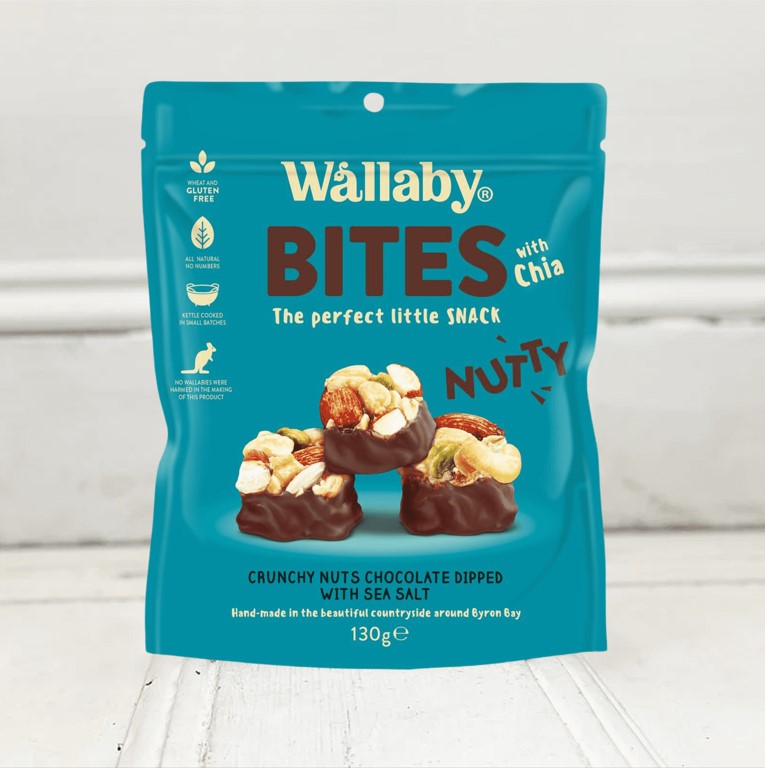 Wallaby Nutty Bites With Sea Salt