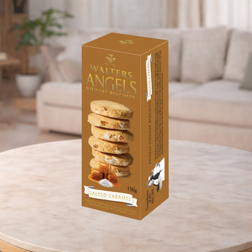 Walters Salted Caramel Nougat Biscuits 150g