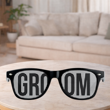 Wedding Party Pinhole Sunglasses - Groom