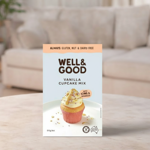 Well & Good Vanilla Cupcake Mix 400g