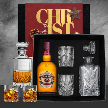 Whiskey Decanter Christmas Hamper For Him