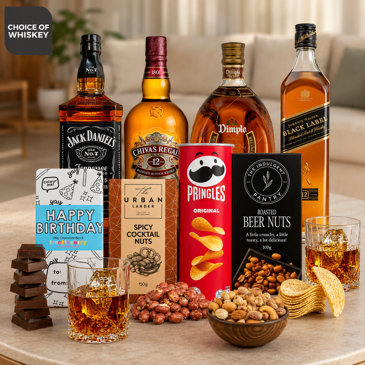 Whisky Birthday Gift Hamper For Him