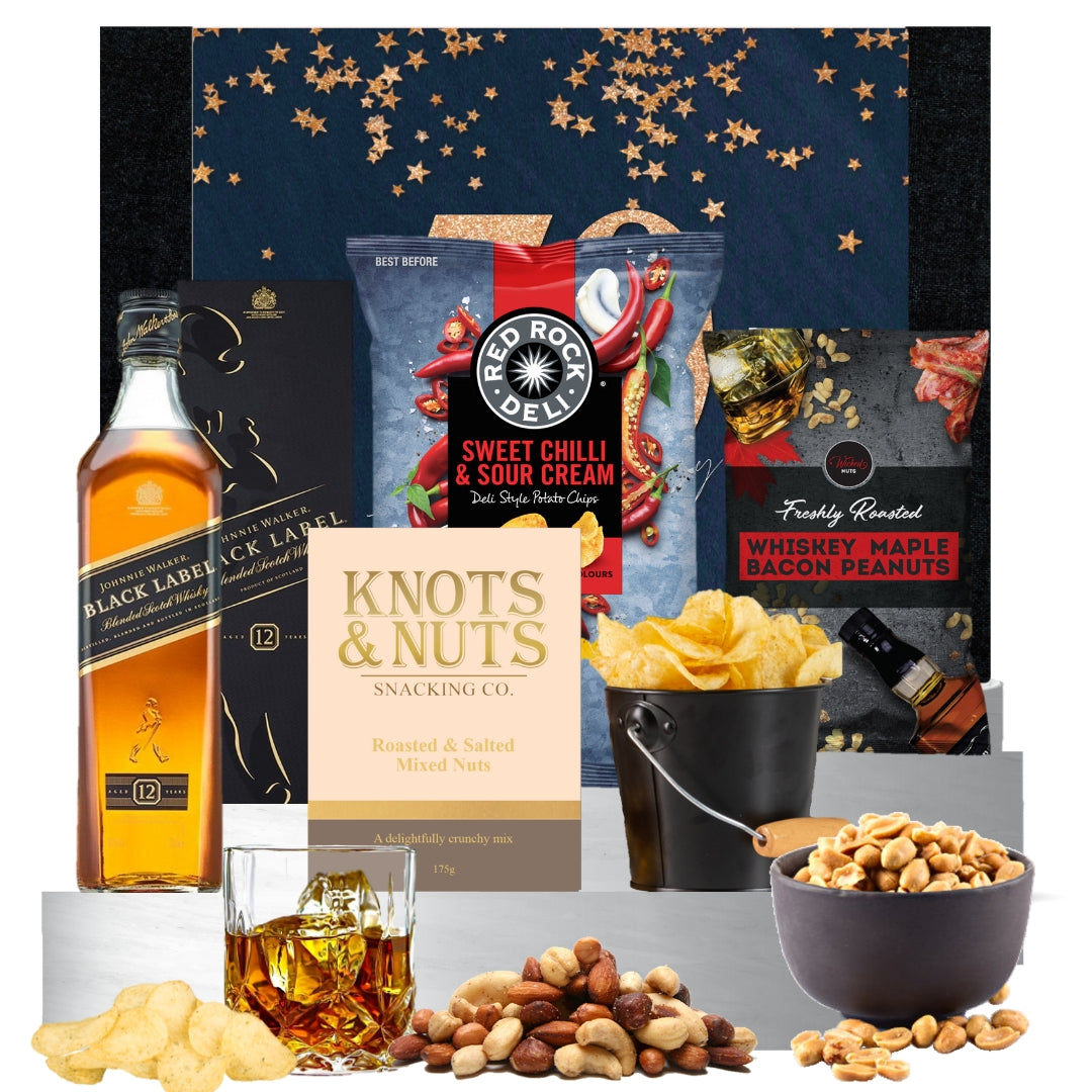 50th Birthdays & Whisky Choice and Snack Hamper