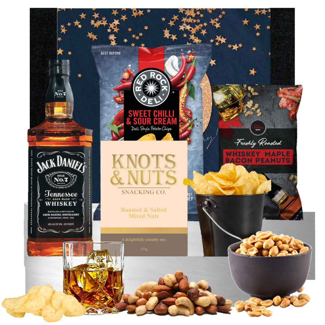 50th Birthdays & Whisky Choice and Snack Hamper