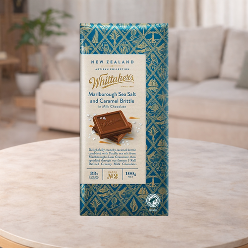 Whittaker's Marlborough Sea Salt & Caramel Brittle Chocolate 100g