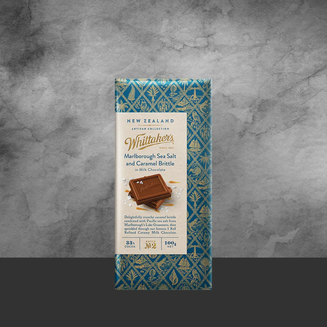Whittakers Sea Salt & Caramel Chocolate 100g - Tastebuds
