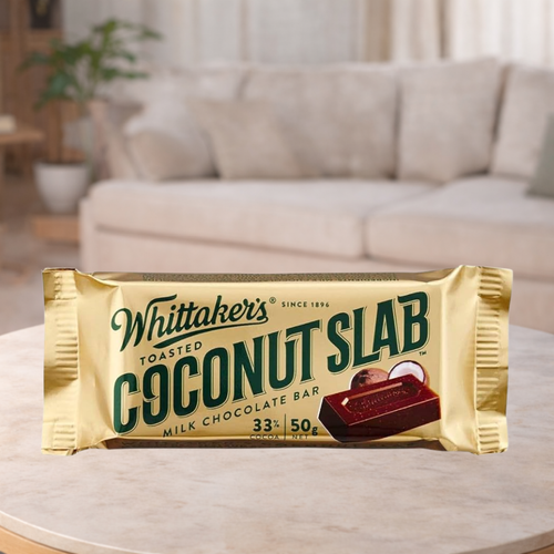 Whittakers Toasted Coconut Slab 50g