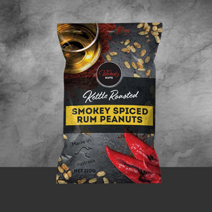 Wicked Nuts Smoky Spiced Rum Infused Peanuts 120g - Tastebuds