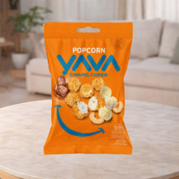 Yava Popcorn Caramel Cashew 60G